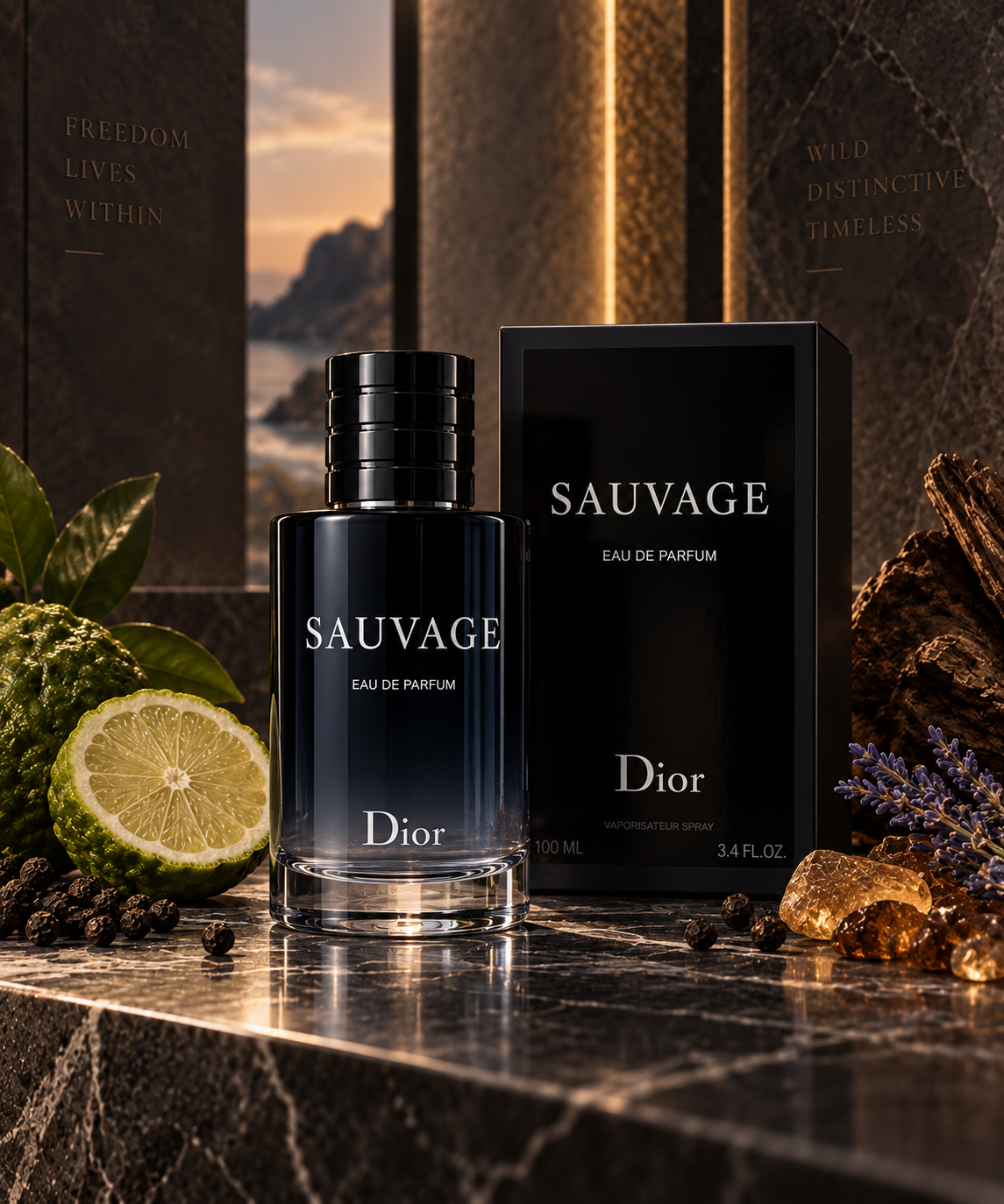 Dior Sauvage Eau de Parfum cinematic full-size product image
